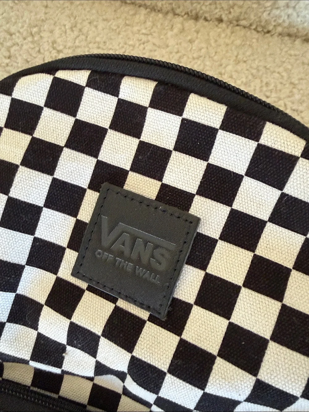 Vans Black & White Checkerboard Backpack